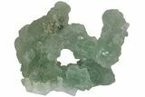 Green Fluorite with Manganese Inclusions - Arizona #220902-1